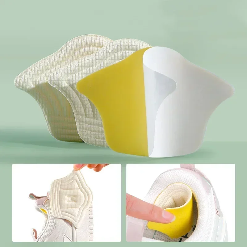 Shoe Insoles Heel Cushion Insole Heel Patch Insole Heel Cushion Protector Heel Insoles Heel Protector Patches Heel Protector Pads Heel Protector Shoe Stickers Shoe Repair Stickers Shoe Repair Patch Shoe Repair Patches 2/4Pcs Insoles Patch Heel Pads