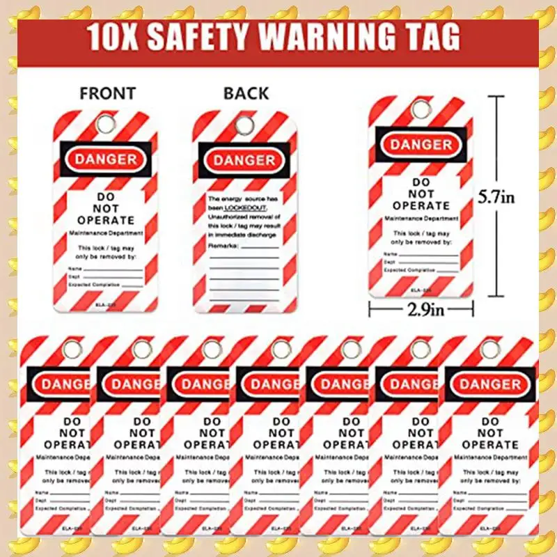Ckout Tagout Locks Kit Set -Lockout Hasps For Electrical Lock Out Tag Out Station