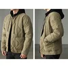 Amekaji Cotton Jacket Men Retro Solid Color Thermal Coat Autumn Winter Quilting Thickened Liner Casual Loose Crewneck Homme Tops 4