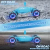 4WD RC Stunt Car Toys Remote Control Car 360° Rotating Climbing Car Gesture Radio Remote Control Spray Stunt Car Birthday Gift 2