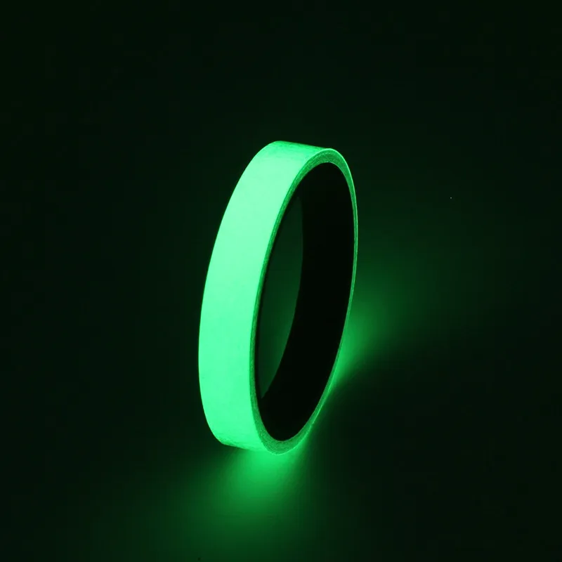 Green Luminous Tape Fluorescent Reflective Self-adhesive Stickers Warning Safety DIY Home Decoration Festival Party Supplies