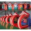 4 in 1 inflatable carnival games,2024 newest carnival games soccer dart knock down bundle for party 6