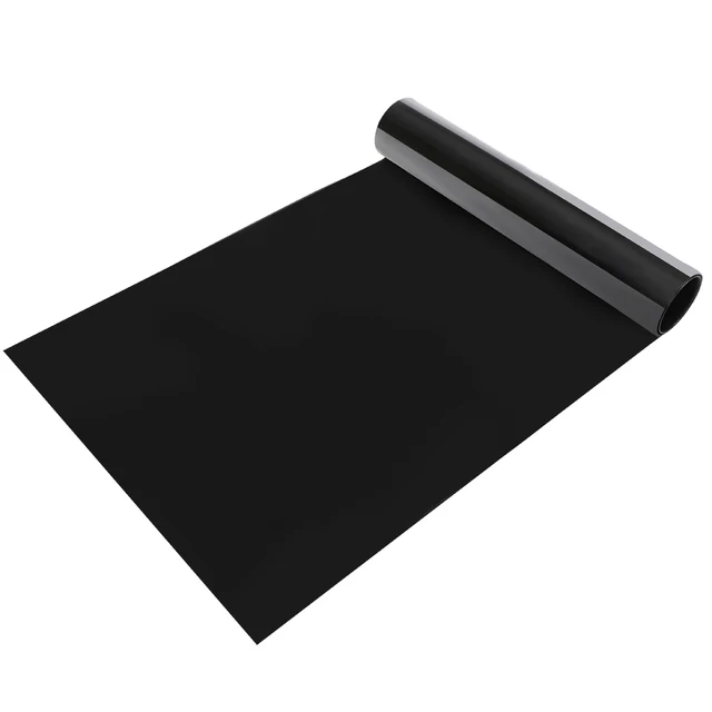 Universal 20x150cm Black Sun Shade Visor Film Sticker Scraper for Car Windscreen Window Glass Anti-UV Protection Solar Film 3