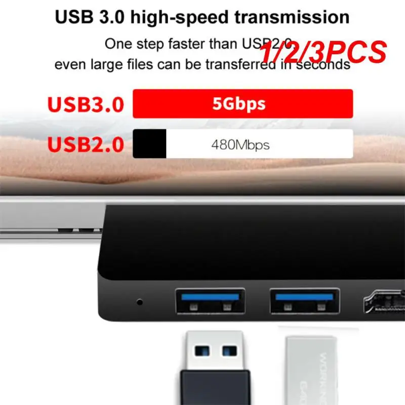

Док-станция 5/6 в 1 для Microsoft Surface 8 7 6 5 4, USB 3,0, 4K HDMI