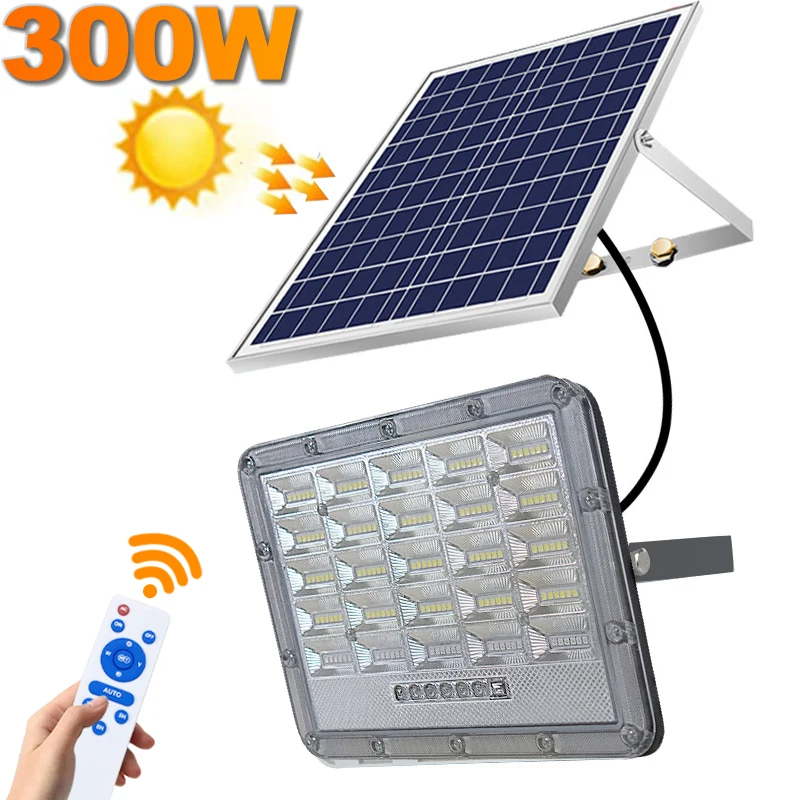 

Solar Reflector Solar Spotlights LED Light 5M Cord Outdoor Garden House Remote Control Waterproof Flood Light Solar Lamp Outdoor
