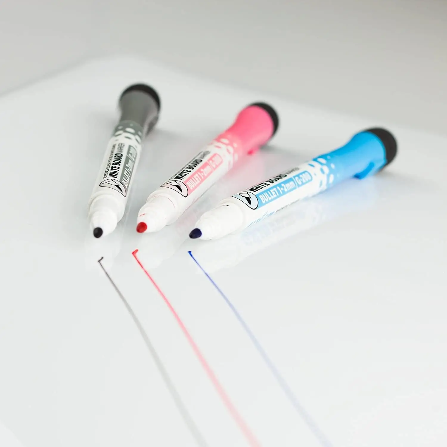 자석식 건식 지우개 마커, 화이트보드 마커, 초미세 팁 무취 마커, 선명한 색상