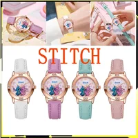Cartoon Diamond Quartz Watch Cute Lilo & Stitch High Quality Women Anime Stitch Watch Gifts Children Watches Christmas Gift