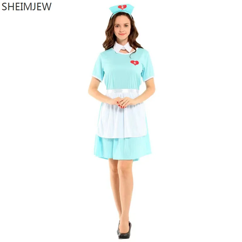 2024 Halloween Costume Sexy Nurse Cospaly Costumes Masquerade Party Uniform Carnival Nurse Suit Dress Up