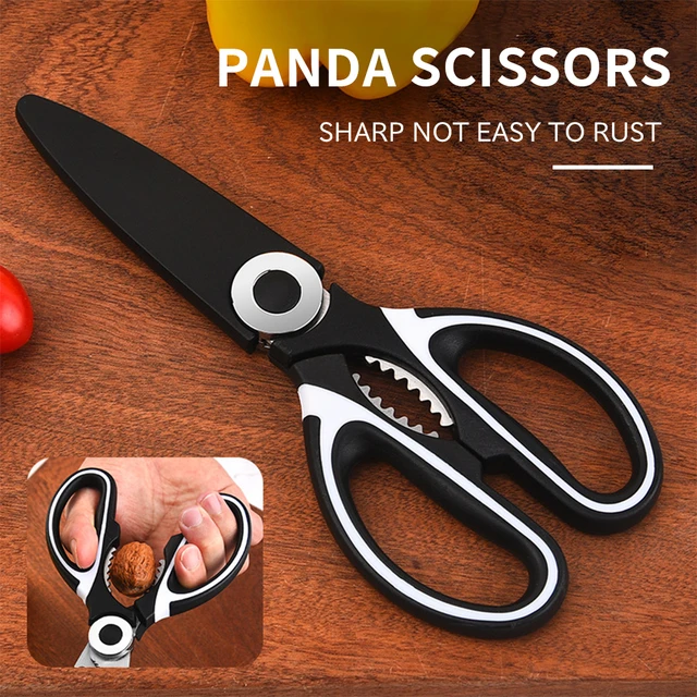 Multifunctional Kitchen Scissors Plastic Handle Stainless Steel Scissors  Kitchen Tijeras De Cocina Chicken Bone Scissors - AliExpress