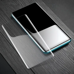 UV Liquid Tempered Glass Screen Protector - Clear Full Glue Cover Protective Film - Moto edge 50 Ultra (UV Glass)