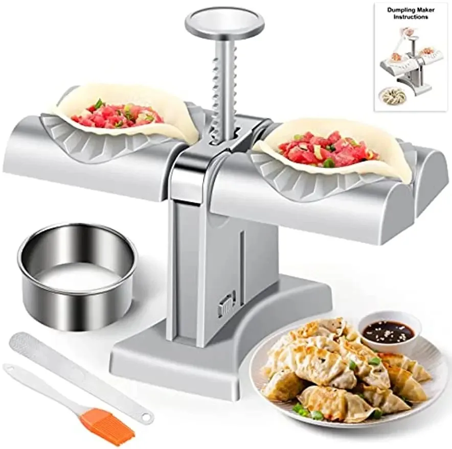 Dumpling Maker Press Double Head Kitchen Gadget Tool