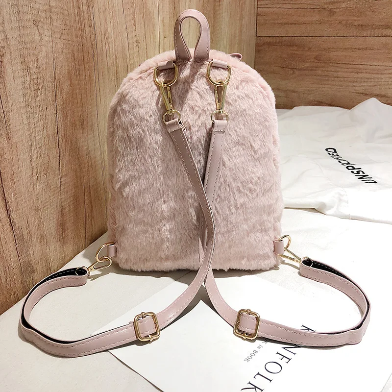 【新品未使用】Donsje Backpack Fluffy Bunny リュック Buna Exclusive Backpack | Bunny | Champagne Metallic Leather