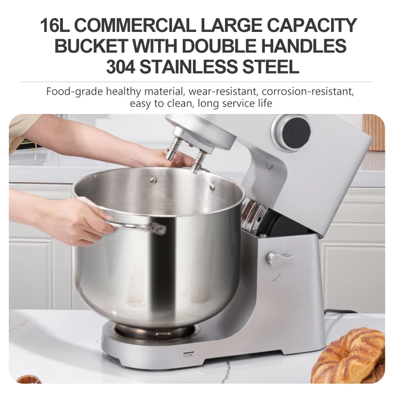 Stand Mixer Home Appliance Electric Blender Machine with Planetary Beater Processor Support for Dough Efficient Kitchen Tool