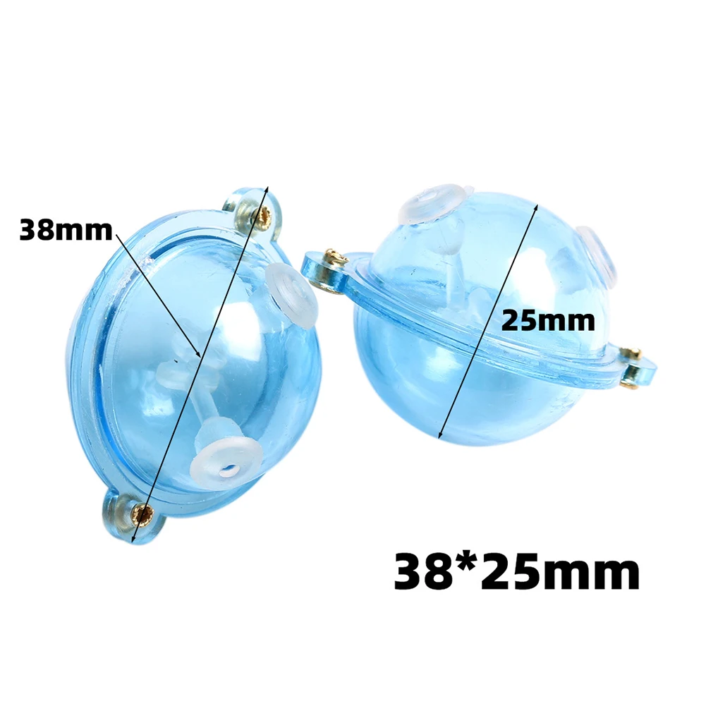 3Pcs In-Line Bubble Float Fishing Hollow Balls Floats Slide Bubbles Line  Through Tackle Water Ball Hollow Transparent 2 Types