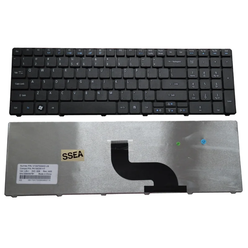 

New US English Keyboard For Acer Aspire 5749 5750 5810 5810T 5810TG 5820 5820G 5820T 5820TG 7235 7250 7251 7331 7336 7339 7535