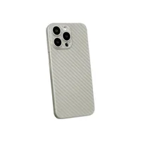 KZDOO Air Carbons Fiber Pattern Thin Lightweight Slim 0.4mmThickness Titanium Grey Shell Case For iPhone15/15plus/15pro/15promax 2