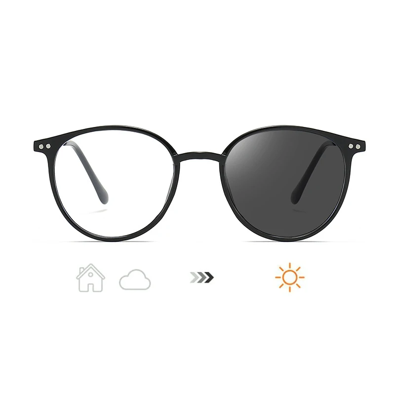 Progressive Multifocus Reading Glasses High Definition Photochromic Presbyopia Eyewear Anti-blue Light Far Sight Glasses 3