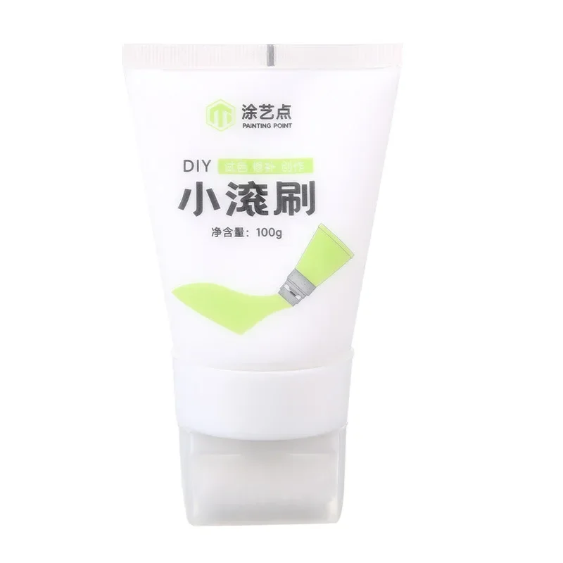 White Facial Roller Repair Paint Mildew-Proof Crack Nail Hole Repair Wall Paste Small Scraper Water-Resistant Putty Paste