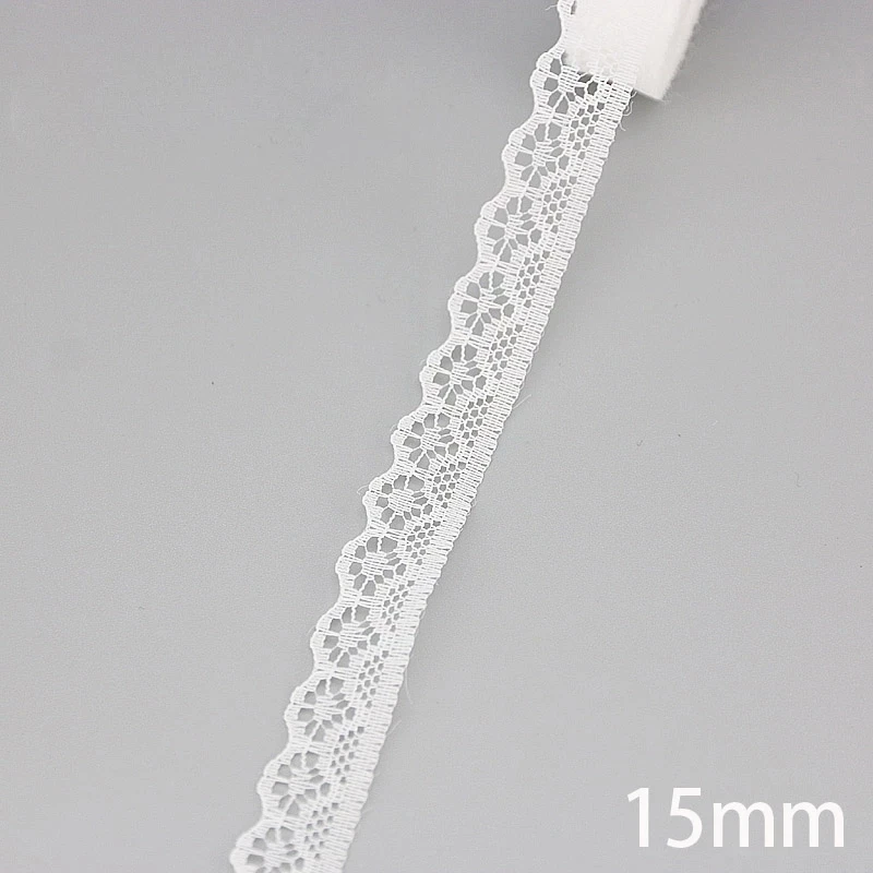 Lovely 1.5cm Lace Fabric Webbing for DIY Craft and Gift Decoration