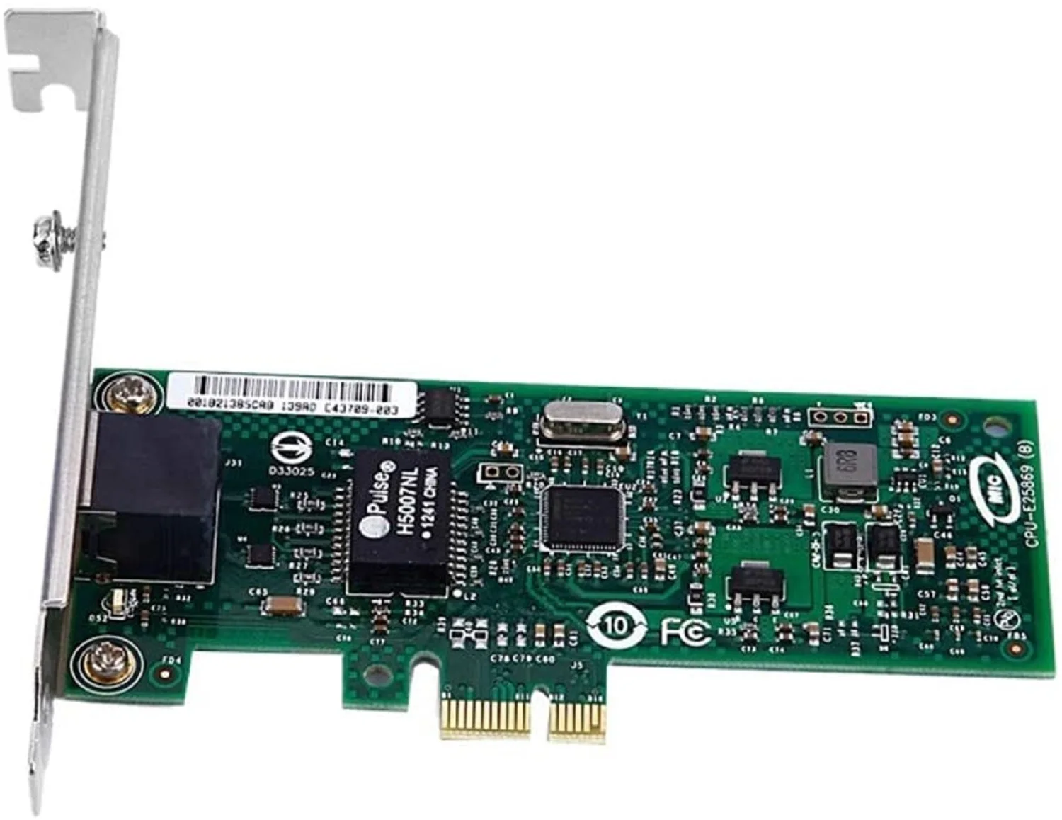 Gigabit Ethernet Converged Network Card Intel EXPI9301CTBLK 10/100/1000Mbps PCI-E Adapter Single RJ45 Port EXPI9301CT Server