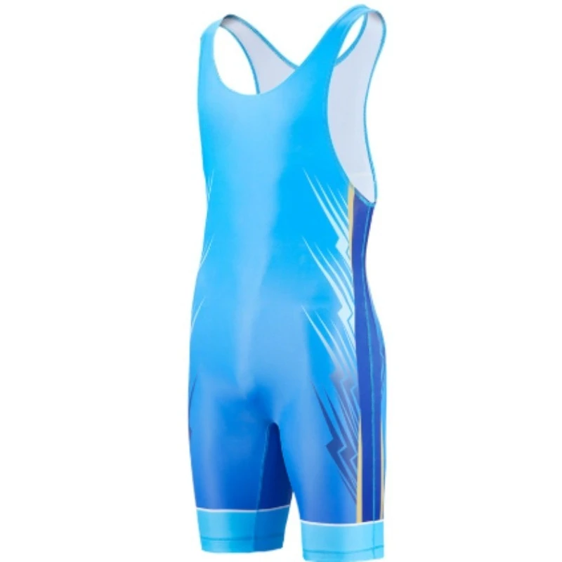 Freestyle Wrestling Suit Men's Professional Competition Training One-Piece Weightlifting Clothes Male Free Style Bouts sports suit,powerlifting singlet