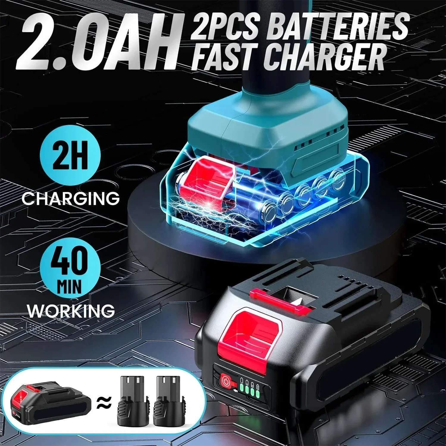 Detailný pohľad na leštiacu podložku pripevnenú na bezdrôtovom leštiči