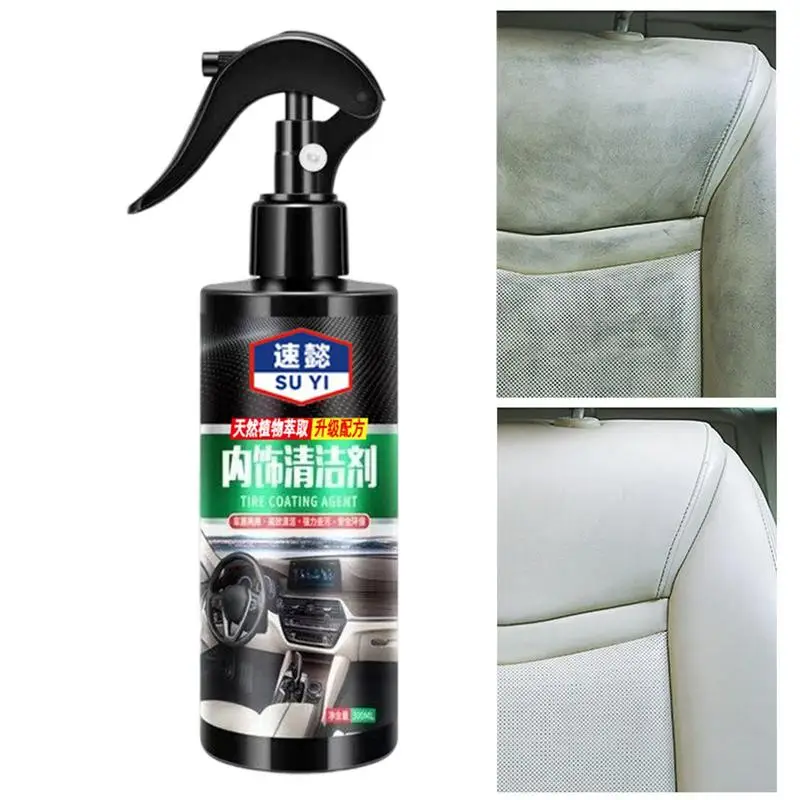 500ml Car Interior Cleaning Kit Plastic Leather Restorer Quick Coat For  Vehicle Interior Refurbish Leather Renovator Conditioner - AliExpress