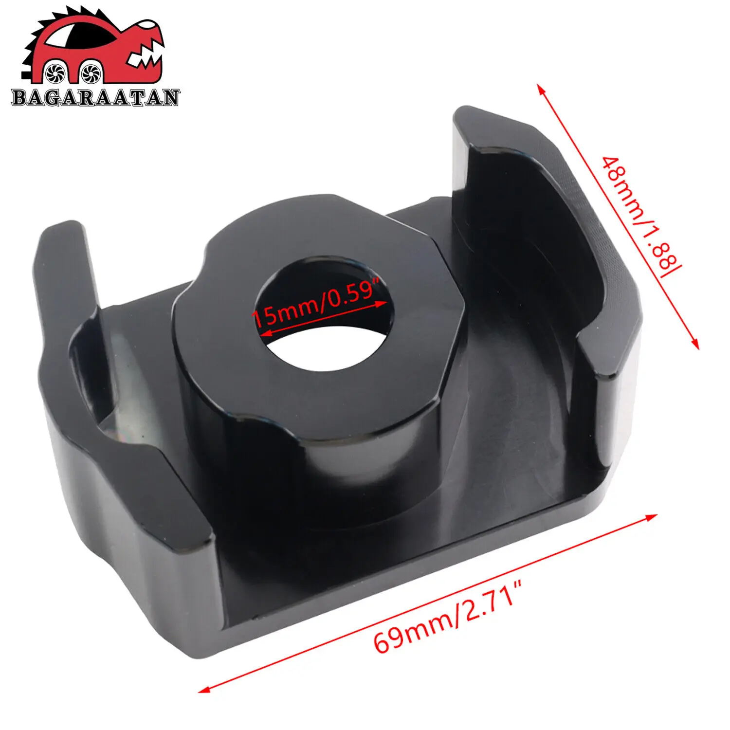 Spherical Pendulum MQB Dogbone Mount Insert for VW Mk7 Golf R GTI 15+ 5Q0198037C