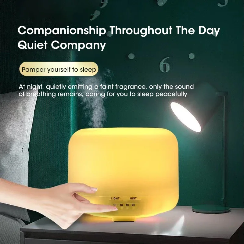 Home Mini Humidifier Car Humidifier 500ml Desktop Atomization Multi Functional Aromatherapy Oil Diffuser Home Car