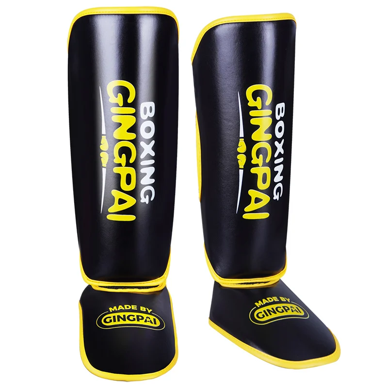 Child Boxing MMA Muay Thai Shin Guards Kids Kickboxing Martial Arts Fight Training Leg Protector Protective Equipment 1 Pair