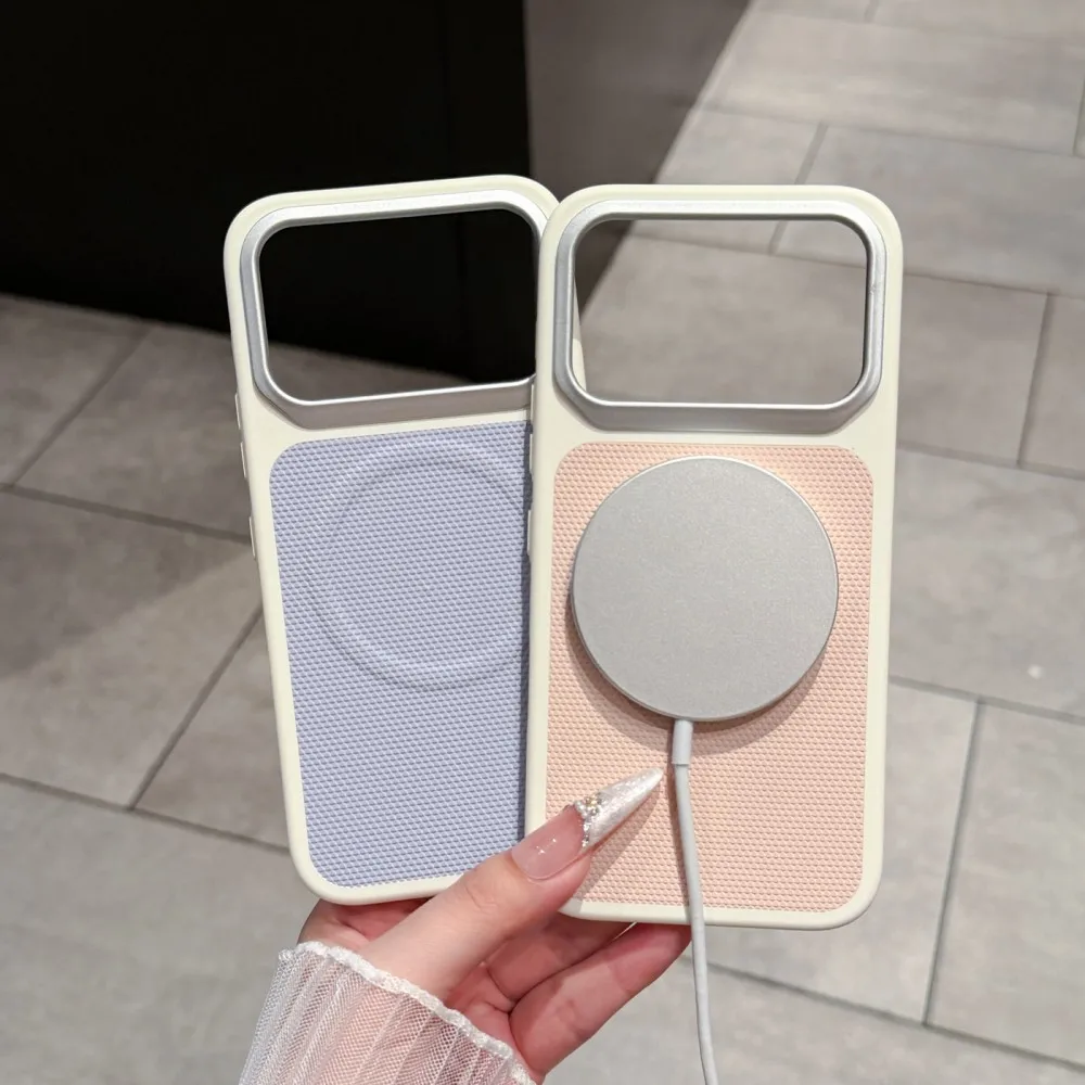Luxury PU Leather Magnetic Protective Back Cover Case