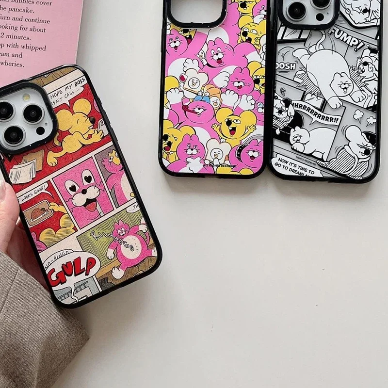 

Acrylic Cartoon Cat Phone Case Cover for IPhone 11 12 13 14 15 Pro Max Case for IPhone 15 Pro Max