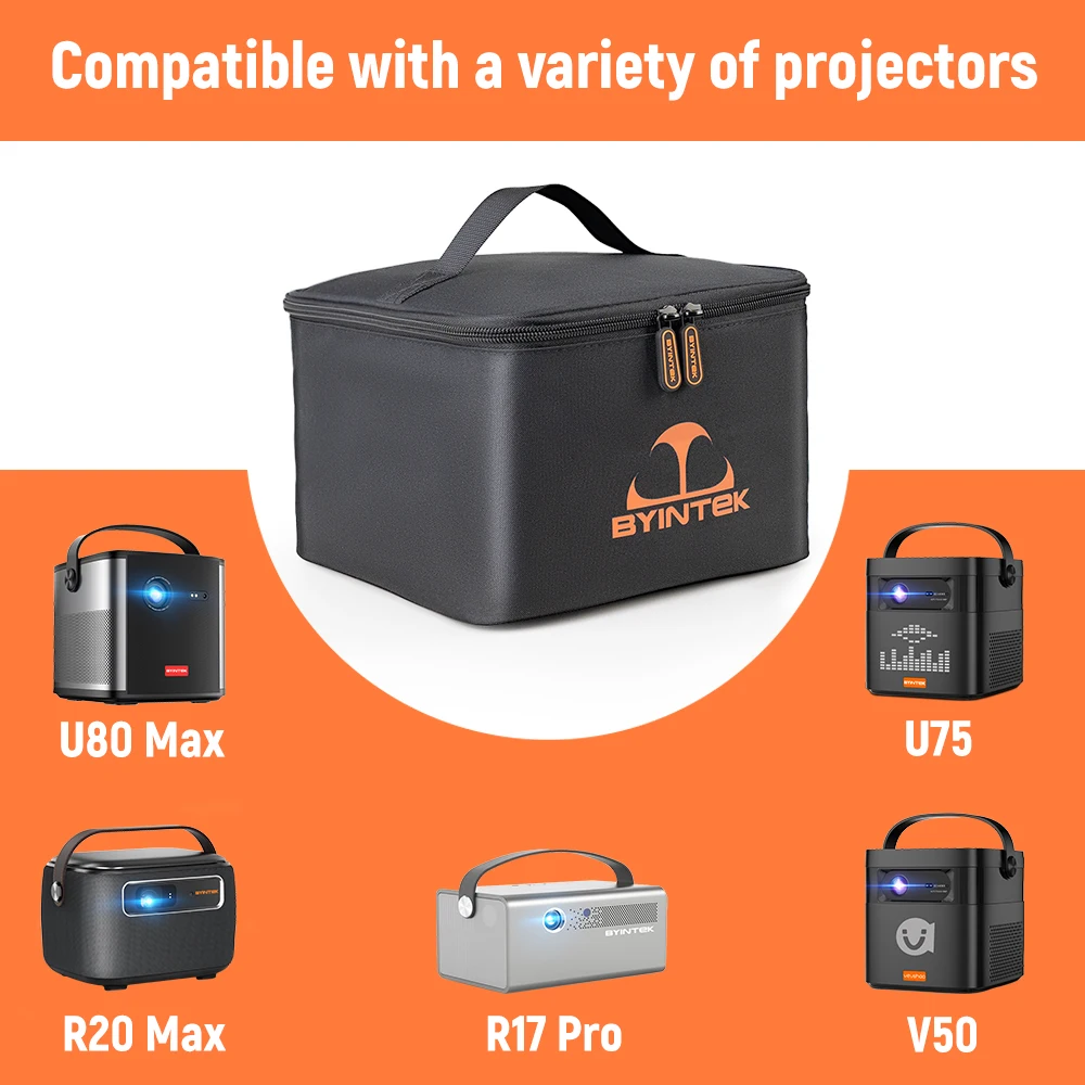 Projector Storage Bag Travel Bag for R17,U80, U80 Max, R20,R20 Max Projector