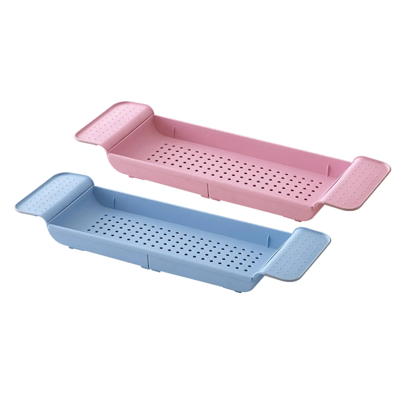 Expandable Bathtub Shelf, Bathtub Caddy, Adjustable Caddy Tray, Storage Rack, Multifunctional Organizer