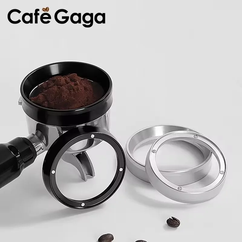 Coffee Dosing Ring Powder Ring 51mm 53mm 58mm Aluminum Espresso Dosing Funnel Magnetic For Portafilter Barista Tools Accessories coffee dosing ring