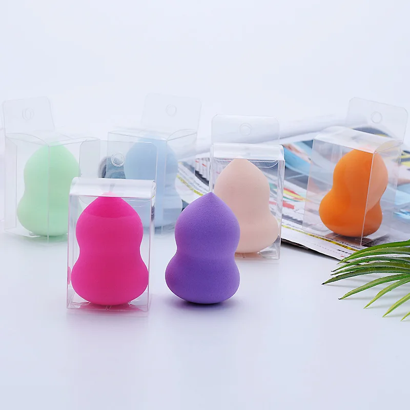 100pcs Soft Non Latex Custom Logo Makeup Sponge Custom Label Foundation Beauty Sponge Multi-colored Makeup Sponge DIY