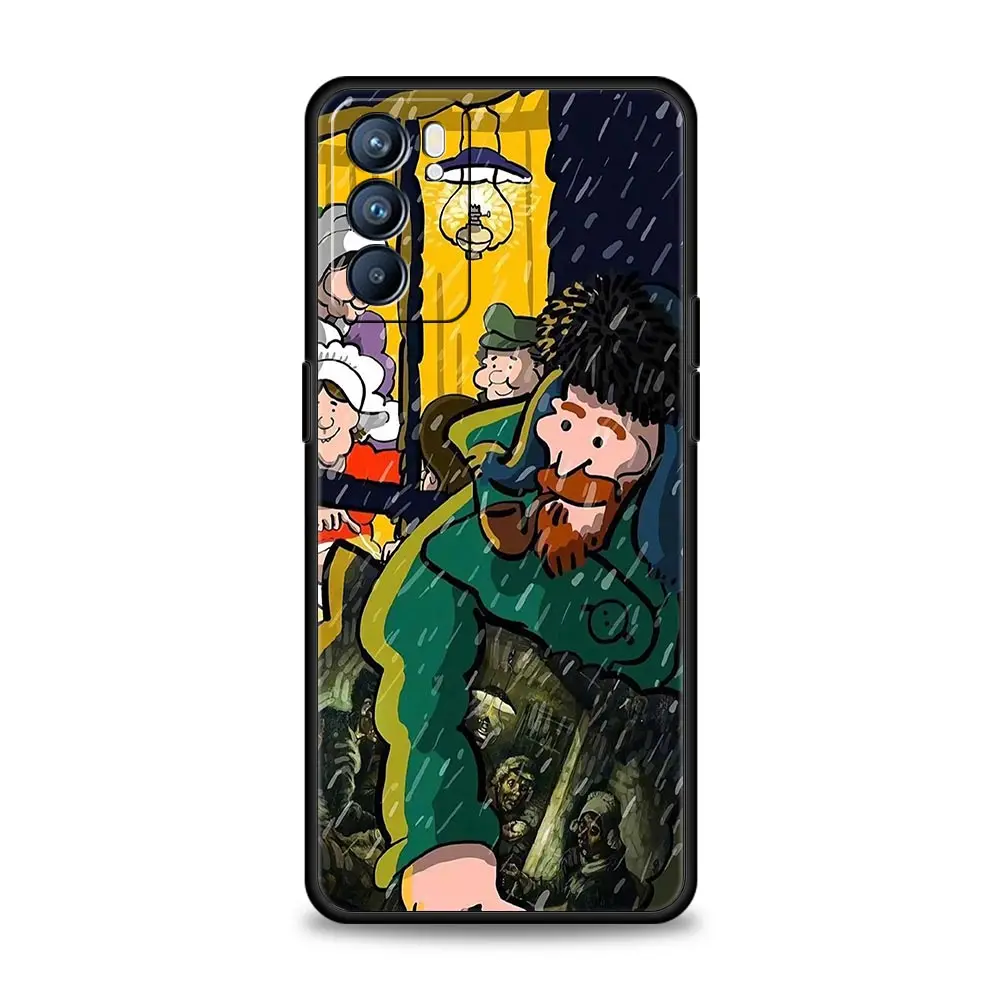 Van Gogh Starry Night Flower Phone Case Cover