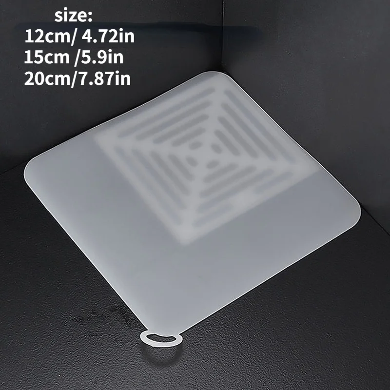 Silicone Floor Drain Cover Thick Silicone Floor Drain Deodorant Cover Bathroom Deodorant Insect-proof Seal Household Sewer Pipe Sink Anti-smell Floor Cover