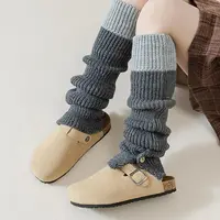 Cute Japanese Style Children's Leg Warmers Split Button Lolitas Leg Socks Foot Cover Long Stockings Ballet Guards Socks Kid's 2