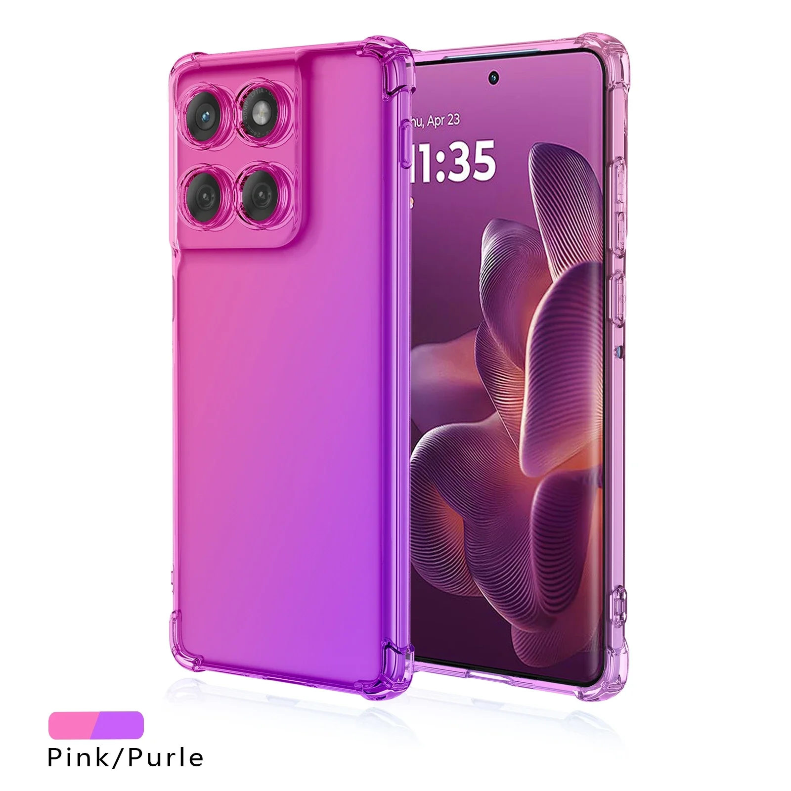 Shockproof Gradient TPU Protective Cover - Four-Corners Design
