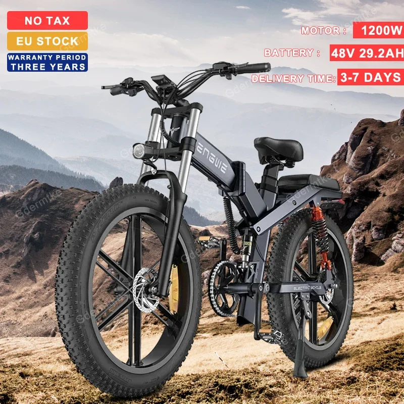 Engwe Bike Bicicleta Eletrica 1000W Motore 48 V29.2Ah Doppia Batteria Freno Idraulico Moto Elettrica Fat Tire Mountain E