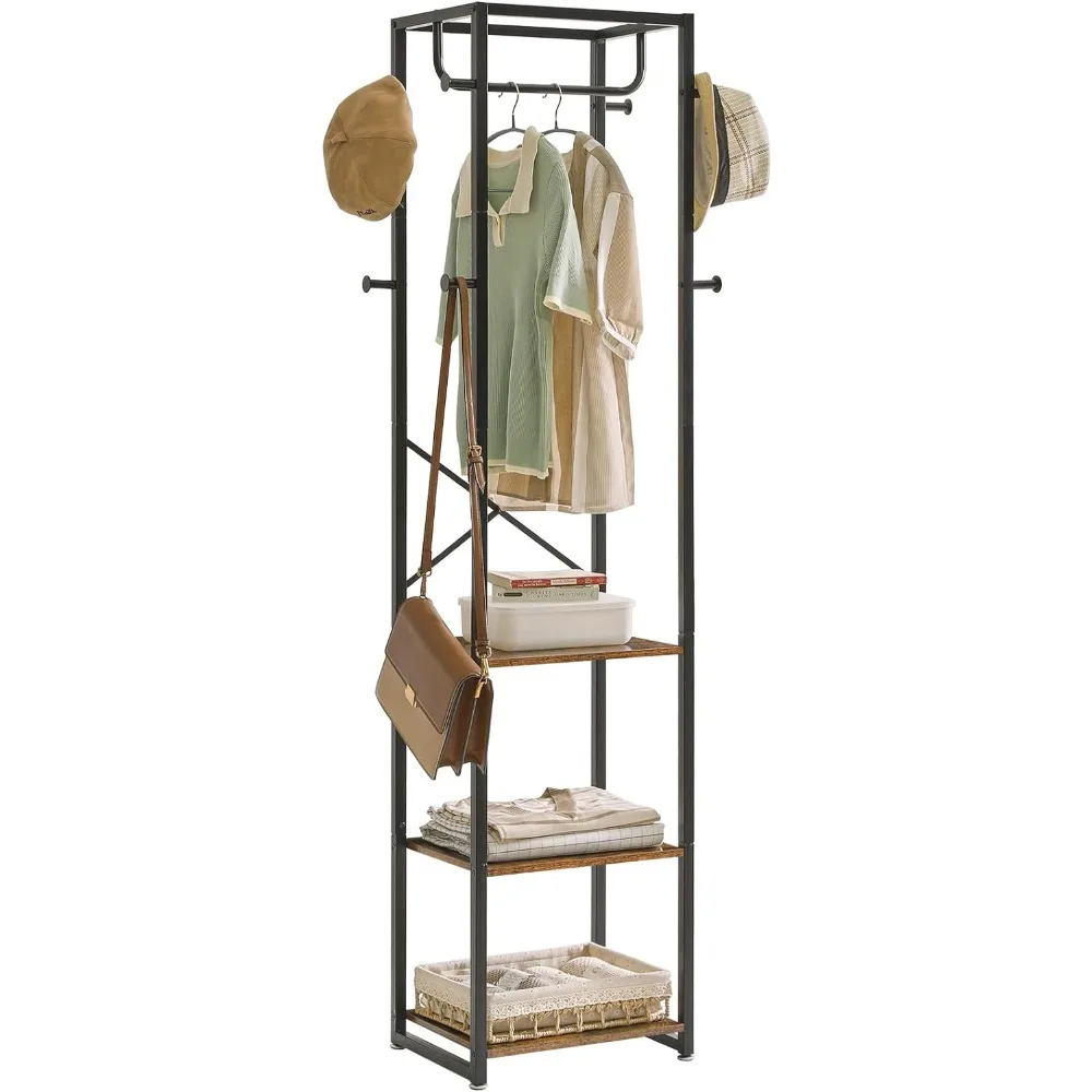 ibuyke-coat-rack-with-shelves-freestanding-hall-tree-with-3-shelves-and-8-hooks-industrial-clothes-stand-for-entryway