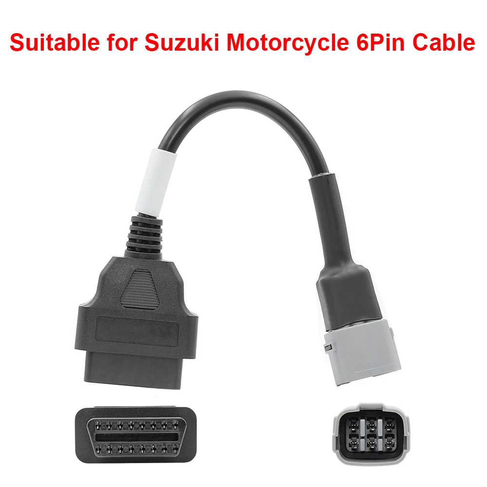 Adattatore OBD2 KASturbo 6 A 16 Pin - Per Diagnosi Moto Honda, Suzuki E Yamaha