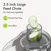 SiFENE Compact Centrifugal Juicer with 3-Speed Settings, Fast Juicer Machine for Fruit & Veggie, Easy to Clean, BPA Free, Black 3