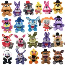 

1pc FNAF Plush Toys Freddy Bear Foxy Chica Clown Bonnie Soft Stuffed Animals Peluche Toy Doll for Kids Christmas Gifts