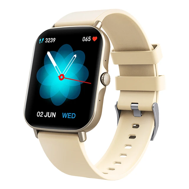 LIGE New Dial Call Smart Watch Men 2022 Full Touch Body Temperature Sports Fitness Tracker Waterproof Men Smartwatch Women + Box champagne gold