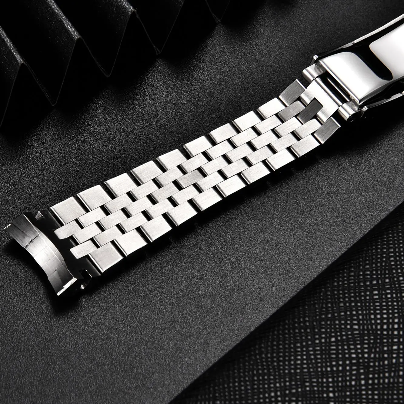PAGANI DESIGN Original Factory Stainless Steel Solid Jubilee Strap Watchband Width 20MM,Length 220MM for PD1661,PD1662,PD1651