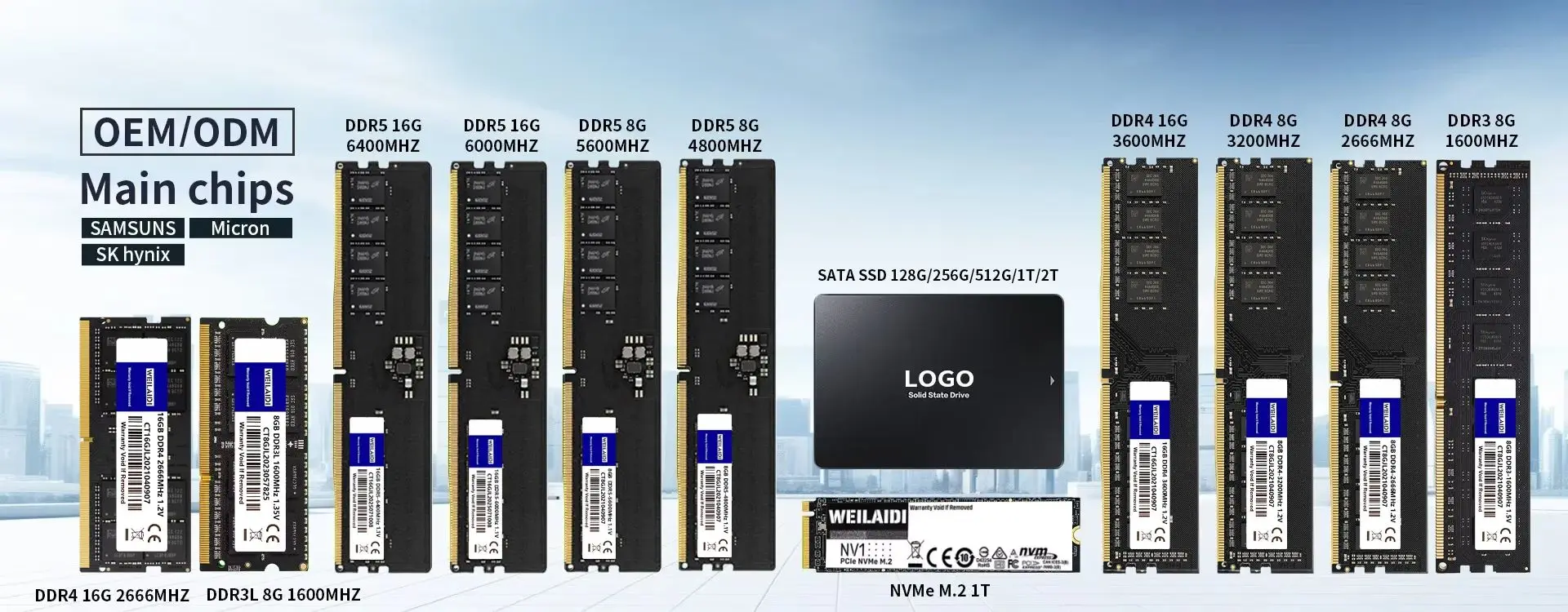 WEILAIDI製DDR3 64GB 4枚セット計256G Weilaidi Ram Store Store - Amazing products with exclusive