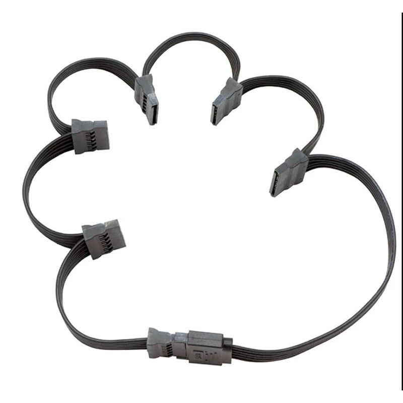 Sata Power Cable 15 Pin Male to Female 1 to 3 4 5 6-Port for PC