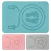 Anti-noise Jump Rope Mat Floor Mats Exercise Shock Absorption Yoga Mat TPE Skipping Mat Non Slip Thickening Yoga Fitness Mats